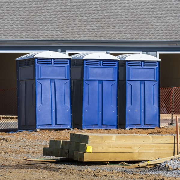 how do you dispose of waste after the porta potties have been emptied in Benson